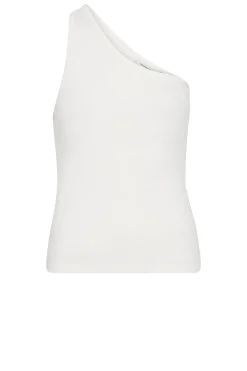 Cheap Copenhagen Muse Baby Rib One-Shoulder Top Siv | White... | | Little Soho