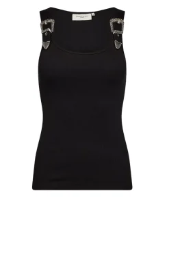 Sale Copenhagen Muse Baby Rib Top With Belt Detail Siv | Black... | | Little Soho