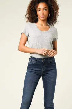 Cheap American Vintage Basic Round Neck T-Shirt Jacksonville | Grey... | | Little Soho