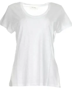 Fashion American Vintage Basic T-Shirt With Round Neck Jacksonville | White... | | Little Soho