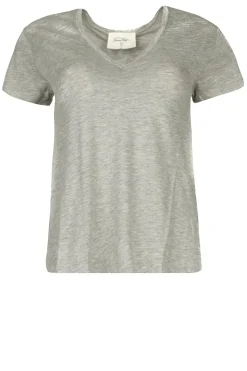 Fashion American Vintage Basic V-Neck T-Shirt Jacksonville | Grey... | | Little Soho