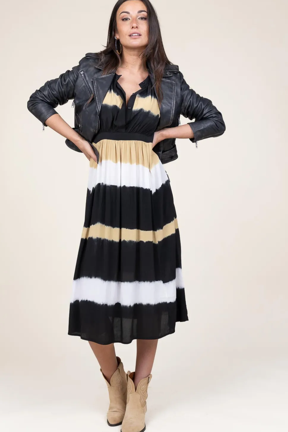 Best Ibana Black Washed Leather Jacket Berry | Black... | | Little Soho