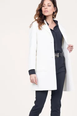 Best STUDIO AR Blazer Jacket In Wool Blend Moya | Natural... | | Little Soho