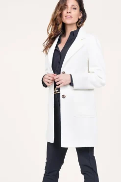 Best STUDIO AR Blazer Jacket In Wool Blend Moya | Natural... | | Little Soho