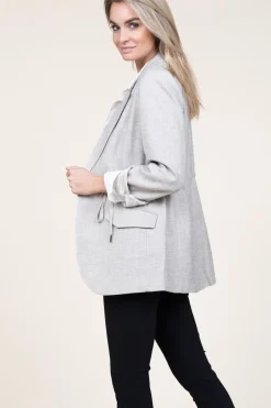 Discount Co'Couture Blazer With Drawstrings Winnie | Grey... | | Little Soho