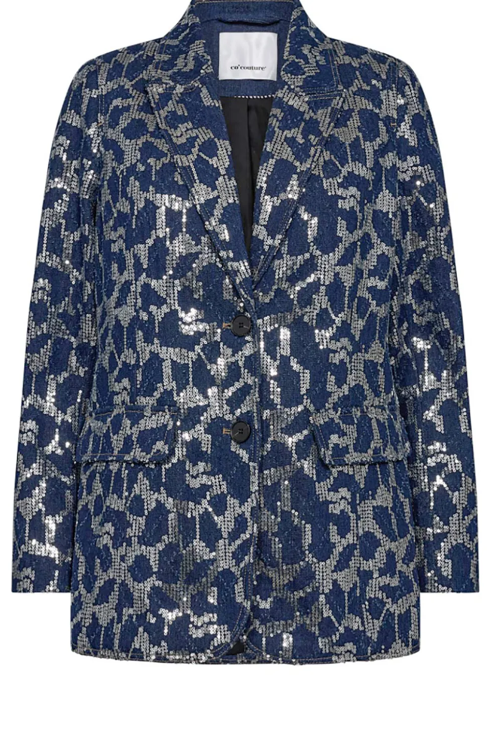 Sale Co'Couture Blazer With Sequins Segal | Blue... | | Little Soho