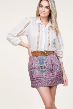 Fashion Lollys Laundry Blouse With Openwork Details Sienna | Natural... | | Little Soho