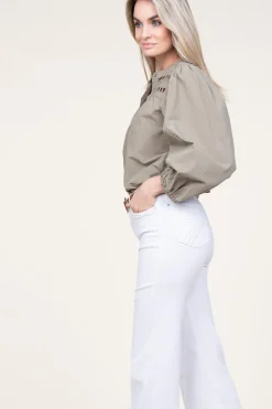 Cheap Aaiko Blouse With Openwork Details Paiva | Green... | | Little Soho