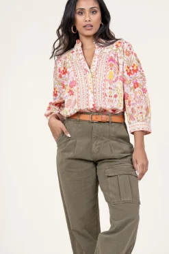 Hot Stella Forest Blouse With Print Emilia | Pink... | | Little Soho