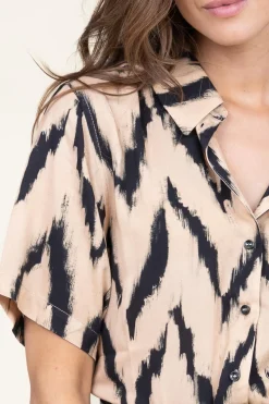 New Aaiko Blouse With Print Jannike | Natural... | | Little Soho