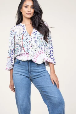 Best ba&sh Blouse With Print Luigi | Multi... | | Little Soho