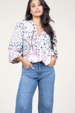 Best ba&sh Blouse With Print Luigi | Multi... | | Little Soho