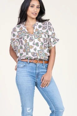 Cheap Louizon Blouse With Print Minya | Natural... | | Little Soho