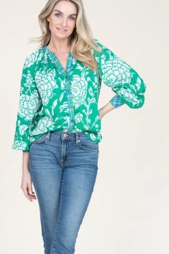 Cheap Stella Forest Blouse With Print Mora | Green... | | Little Soho
