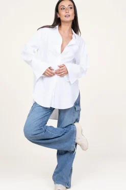 Cheap Twinset Blouse With Removable Cuffs Ella | White... | | Little Soho