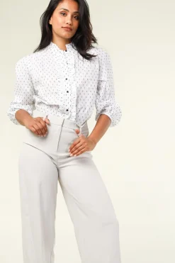 Discount Lollys Laundry Blouse With Ruffles Perth | White... | | Little Soho