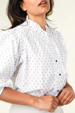 Discount Lollys Laundry Blouse With Ruffles Perth | White... | | Little Soho