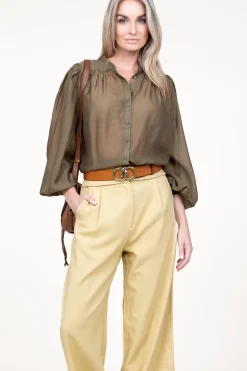 Shop Aaiko Blouse Zoya | Green... | | Little Soho