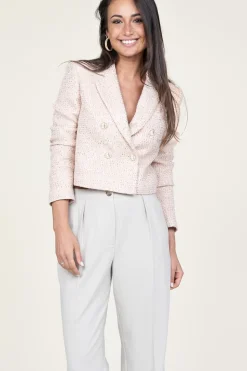 Sale Twinset Boucle Blazer With Lurex Lilly | Pink... | | Little Soho