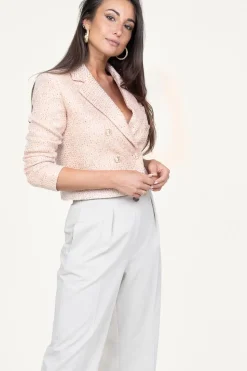 Sale Twinset Boucle Blazer With Lurex Lilly | Pink... | | Little Soho