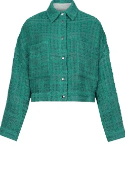 New IRO Boucle Jacket Ezro | Green... | | Little Soho