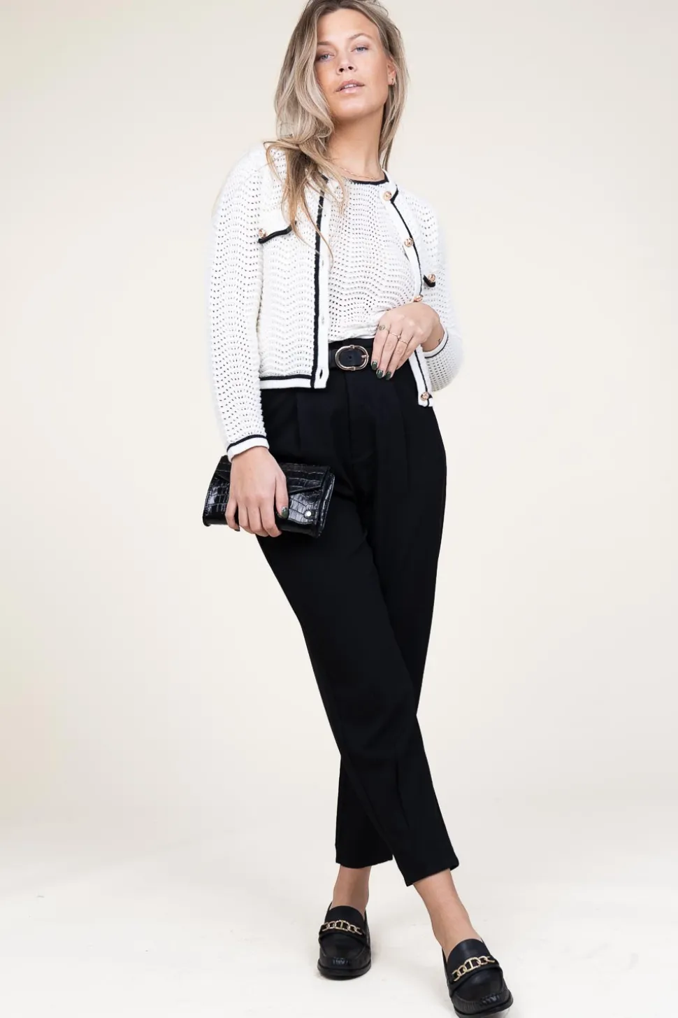 Hot Suncoo Boucle Openwork Cardigan Giany | Natural... | | Little Soho