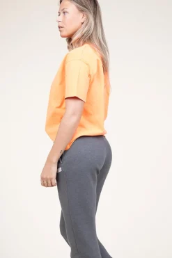 Fashion American Vintage Boxy T-Shirt Fizvalley | Orange... | | Little Soho