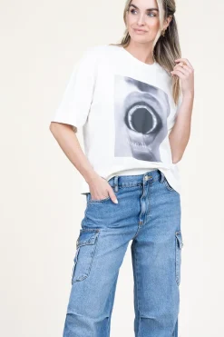 Sale Copenhagen Muse Boxy T-Shirt With Print Muse | Natural... | | Little Soho