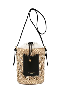 Cheap Gianni Chiarini Braided Bucket Bag Soana Big | Black... | | Little Soho