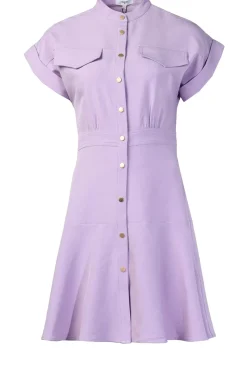 Sale Suncoo Button-Down Dress Coline | Purple... | | Little Soho