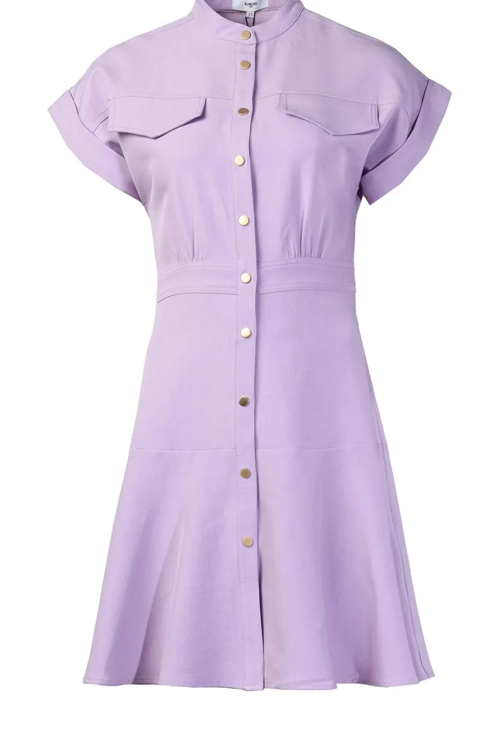 Sale Suncoo Button-Down Dress Coline | Purple... | | Little Soho