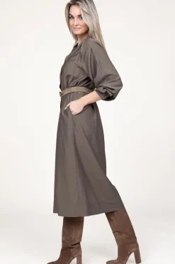 New Second Female Button-Through Dress Mazar | Green... | | Little Soho