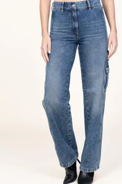 Clearance IRO Cargo Jeans Nerina | Blue... | | Little Soho