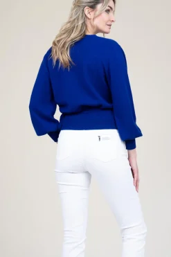 Flash Sale Absolut Cashmere Cashmere Wrap Sweater Belinda | Blue... | | Little Soho