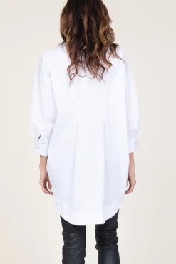 Shop Co'Couture Cotton Blouse With Pockets Cotton | White... | | Little Soho