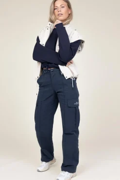 Cheap Co'Couture Cotton Cargo Pants Jenkins | Blue... | | Little Soho