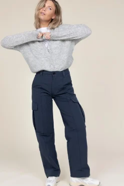 Cheap Co'Couture Cotton Cargo Pants Jenkins | Blue... | | Little Soho