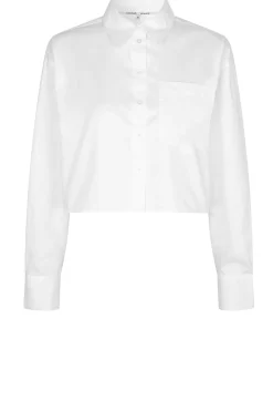 Store Second Female Cotton Cropped Blouse Charm | White... | | Little Soho
