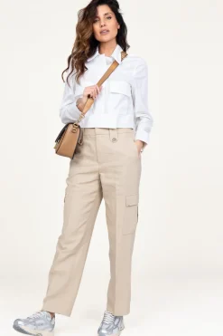 Shop Mes Demoiselles Cotton Cropped Jacket Pinell | White... | | Little Soho