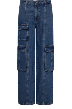 Best Co'Couture Cotton Denim Cargo Pants Vika | Blue... | | Little Soho