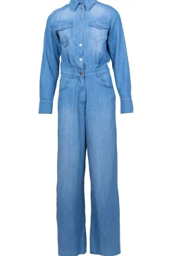 Shop Kocca Cotton Denim Jumpsuit Rodriguez | Blue... | | Little Soho