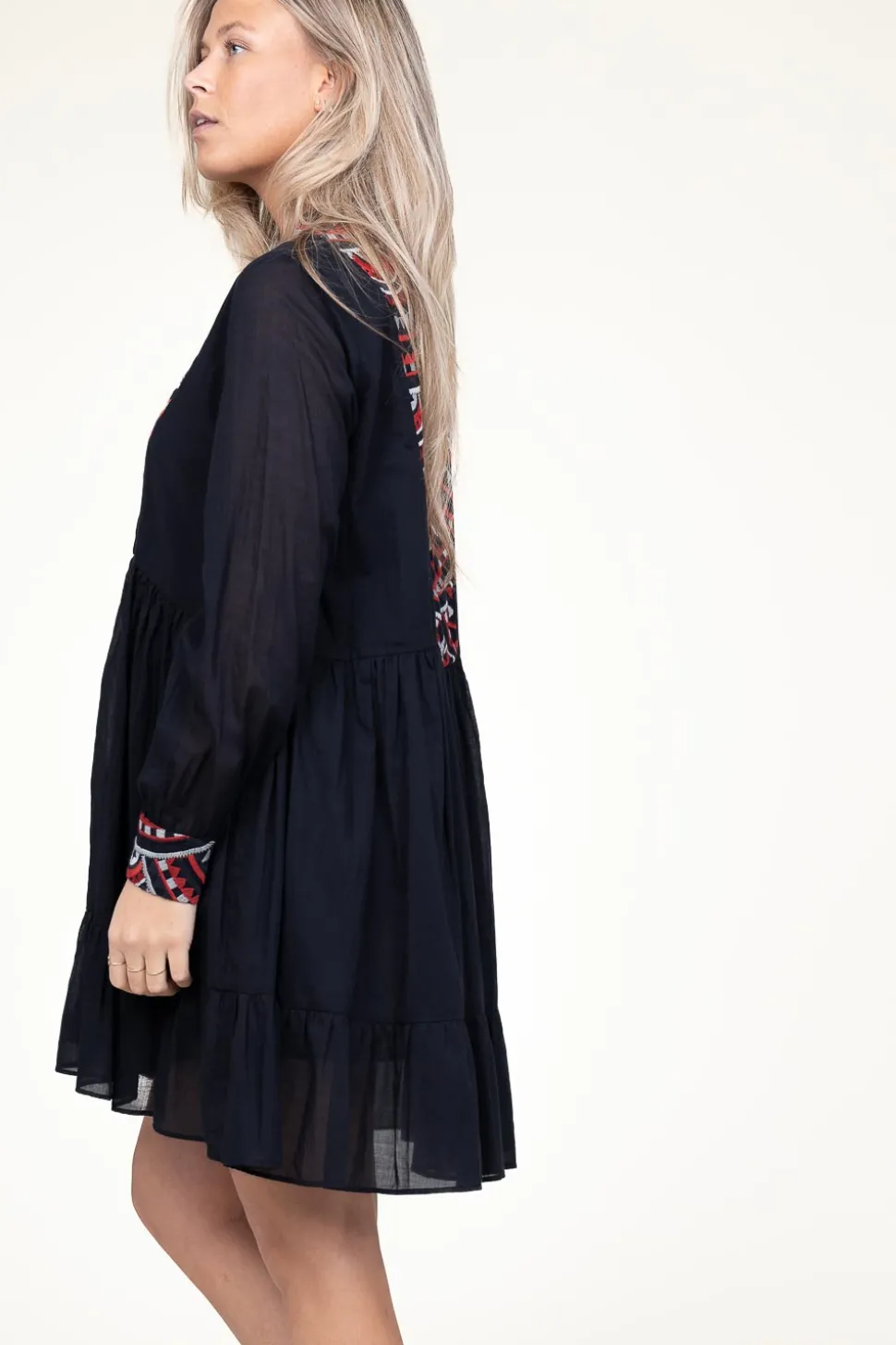 Sale Greek Archaic Kori Cotton Dress Alexa | Black... | | Little Soho