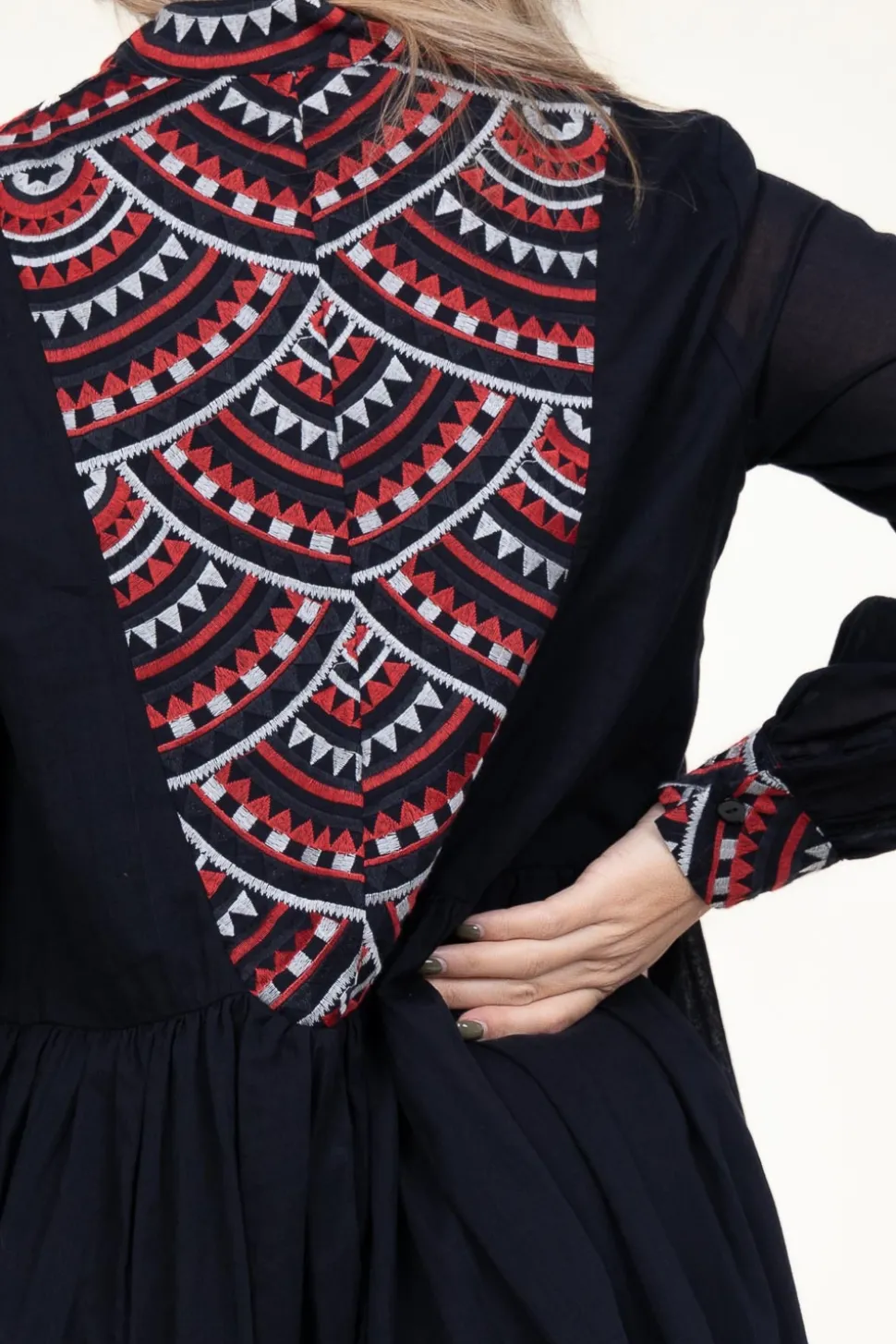 Sale Greek Archaic Kori Cotton Dress Alexa | Black... | | Little Soho