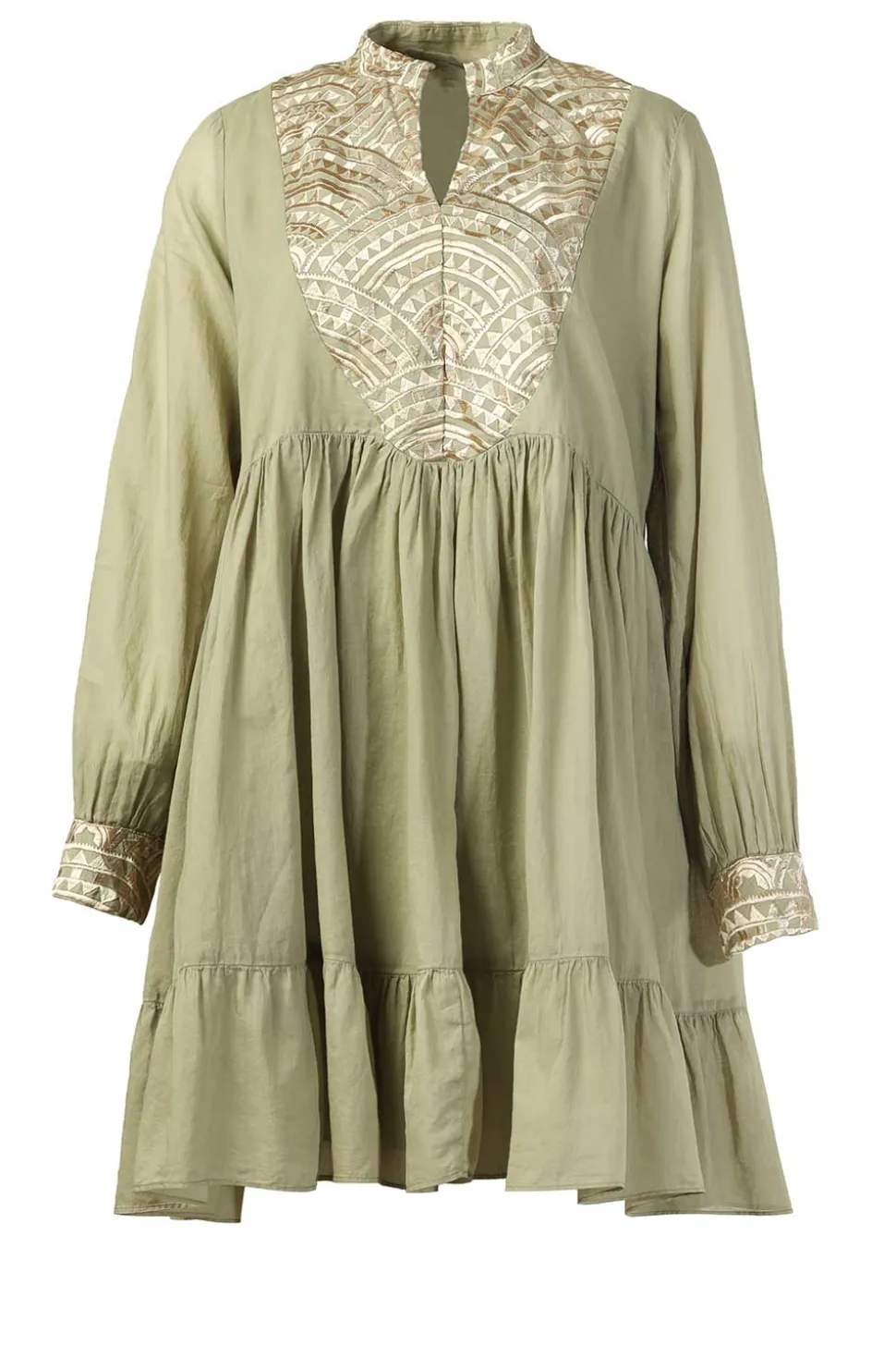 Sale Greek Archaic Kori Cotton Dress Alexa | Green... | | Little Soho