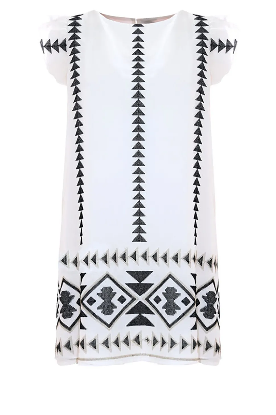 Store Kocca Cotton Embroidery Dress Bettina | Black & White... | | Little Soho