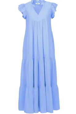 Cheap Devotion Cotton Maxi Dress Erietta | Blue... | | Little Soho