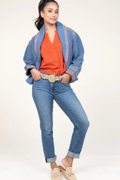 New Stella Forest Cotton Mix Blouse Ophelia | Red... | | Little Soho