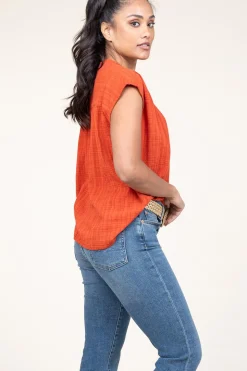 New Stella Forest Cotton Mix Blouse Ophelia | Red... | | Little Soho