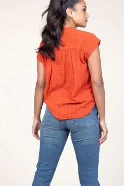 New Stella Forest Cotton Mix Blouse Ophelia | Red... | | Little Soho