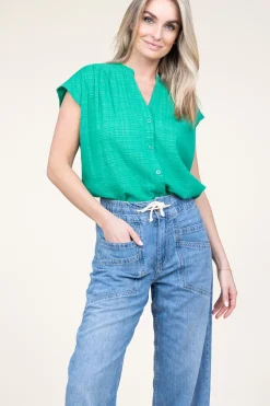 Store Stella Forest Cotton Mix Blouse Ophelia | Green... | | Little Soho